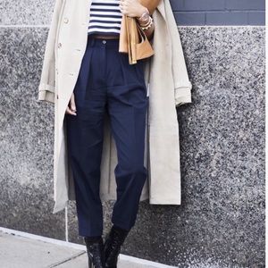 ✨ ZARA navy blue trousers